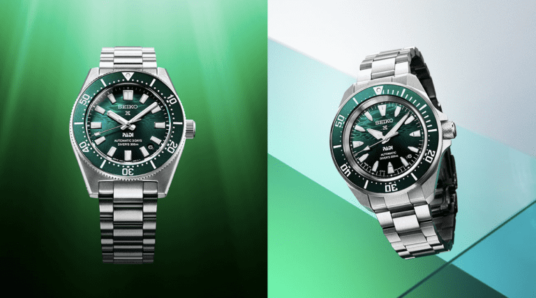 Deux montres de plongée Seiko x Padi vert émeraude à ne pas rater cet été