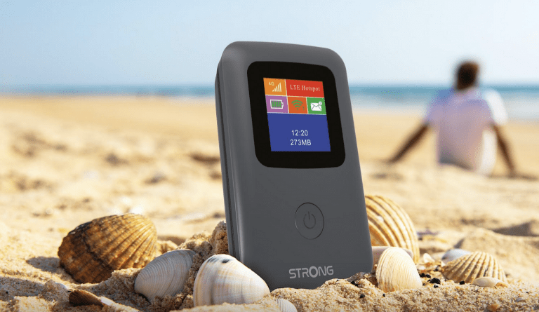 Connecté partout grâce au 4G Hotspot Portable 150C avec écran de Strong
