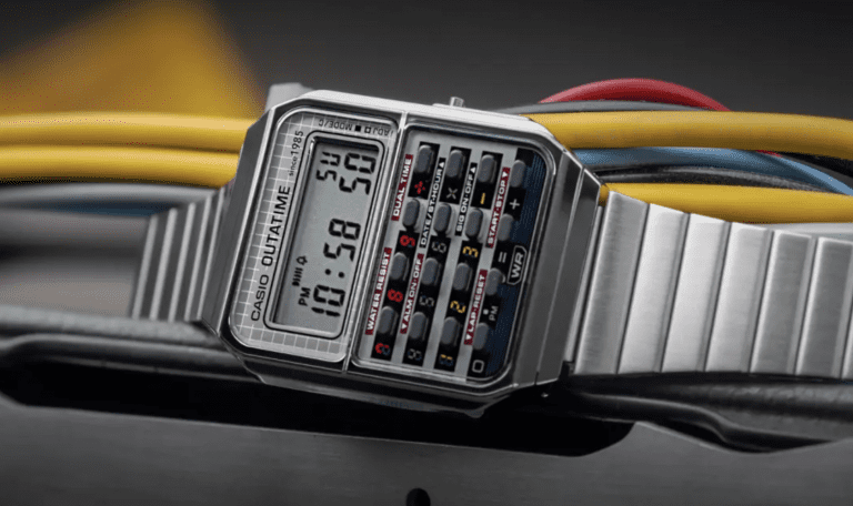 Nom de Zeus ! La montre Casio Retour vers le futur est arrivée, et elle est superbe