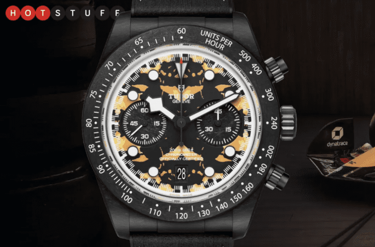 La Tudor Black Bay Chrono arborait un cadran écaille de tortue pour le Grand Prix des États-Unis