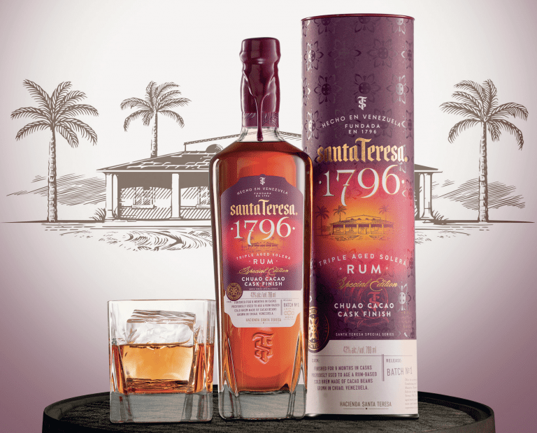 Des saveurs de cacao pour le rhum Santa Teresa 1796