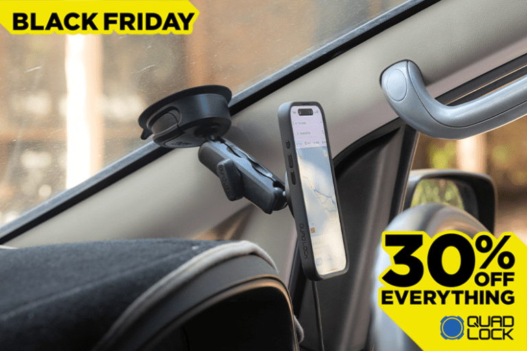 Quad Lock, la meilleure solution pour fixer votre smartphone