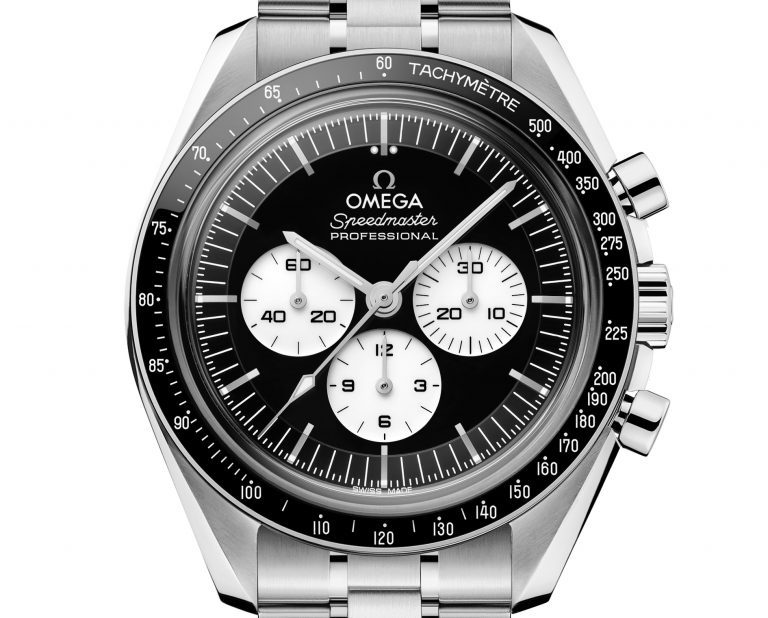 Omega présente la Speedmaster Moonwatch en noir et blanc