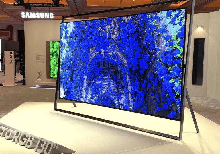 CES 2026 – Samsung dévoile un téléviseur monstre de 130 pouces