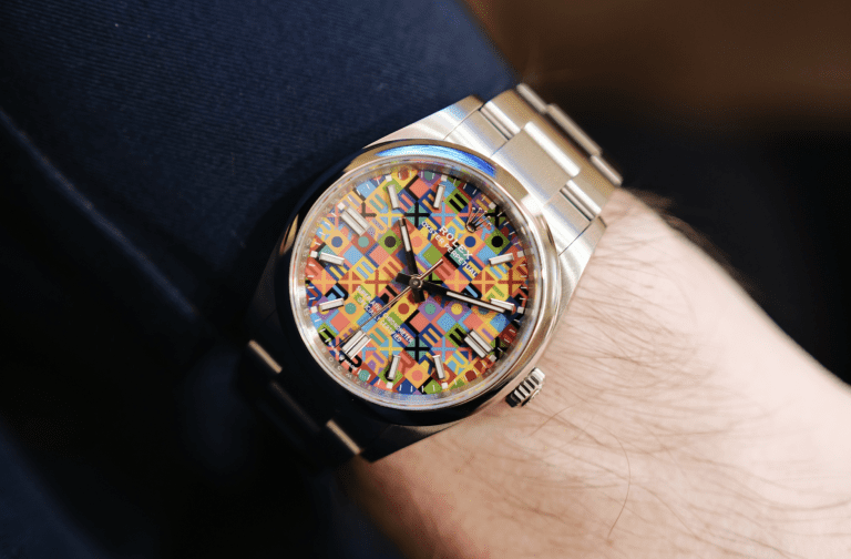 Rolex Oyster Perpetual 36 : le cadran motif Jubilee qui fait parler