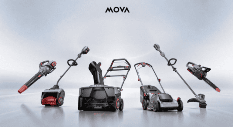 MOVA lance une gamme d’outils de jardin sans fil alimentés par une batterie commune